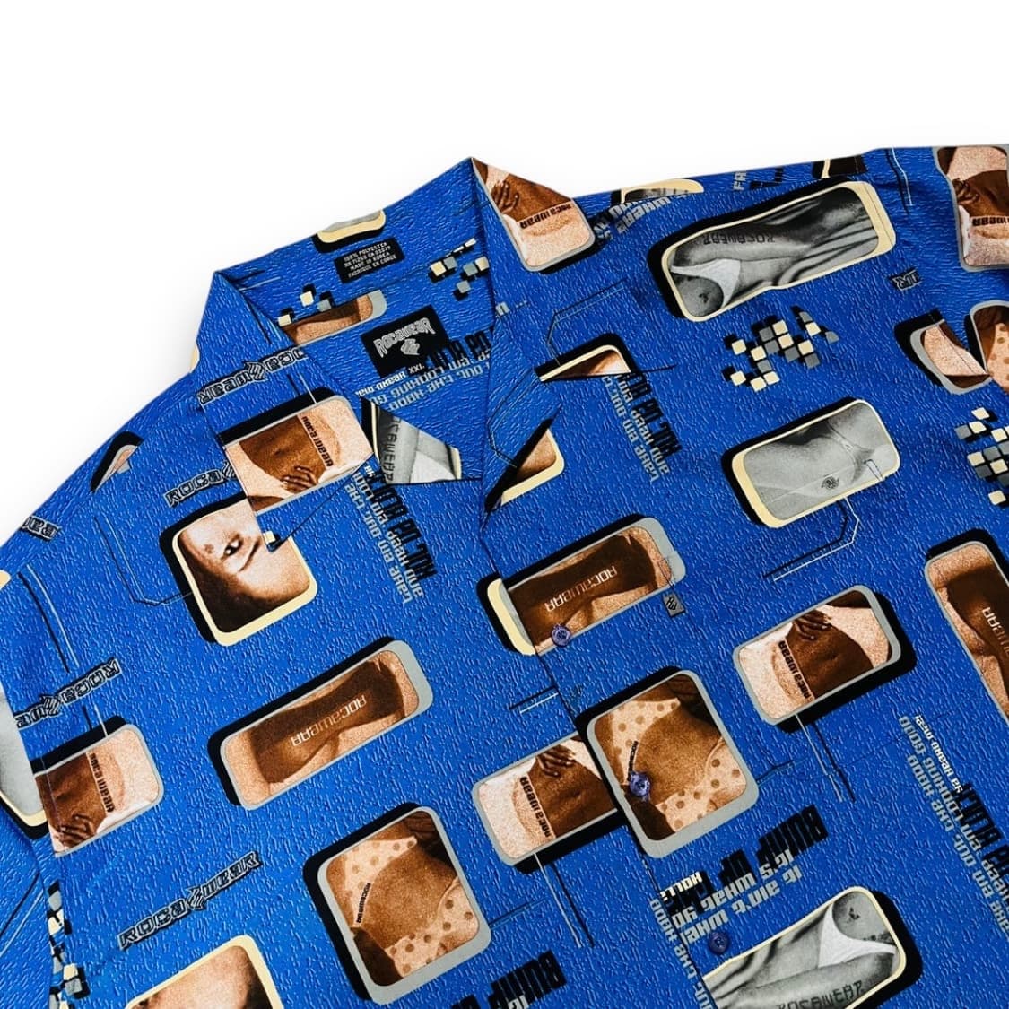 로카웨어 00s 올드스쿨 섹시 바디 걸 디지털 반팔 셔츠 상품이미지2