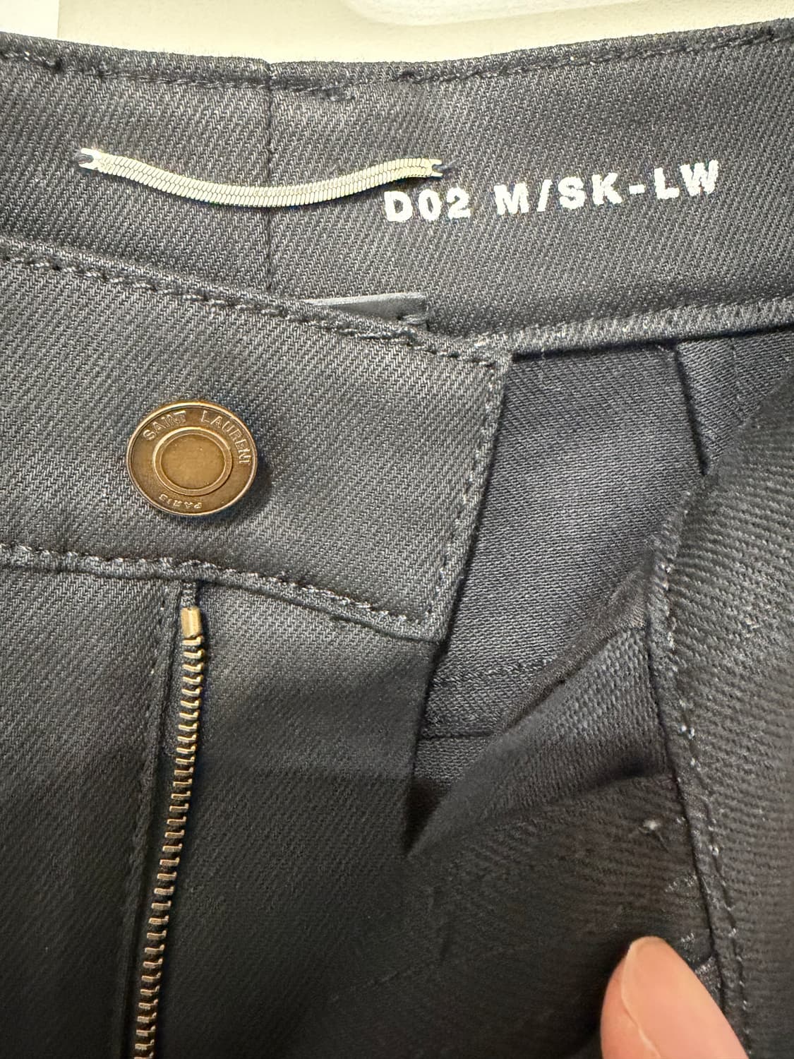 생로랑 생지 블랙진 (미착용) 상품이미지2