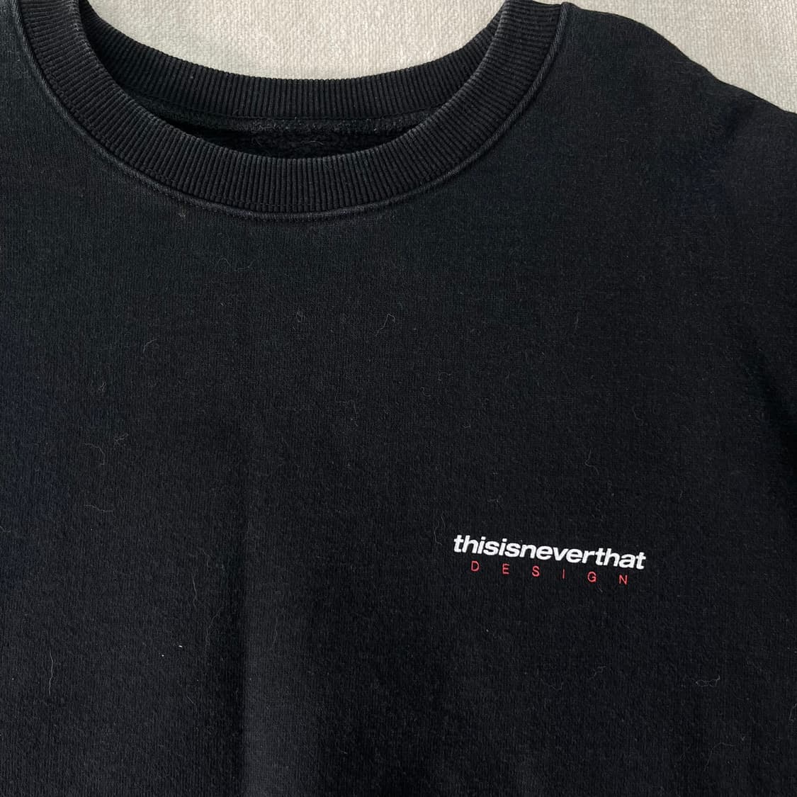 100 디스이즈네버댓 백로고 맨투맨 상품이미지3