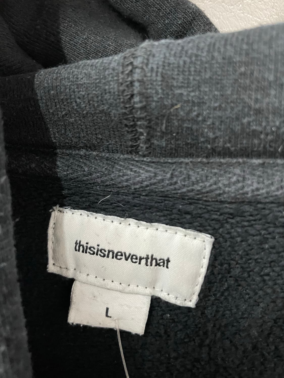 디스이즈네버댓 로고 블랙 후드티 H2375 상품이미지5