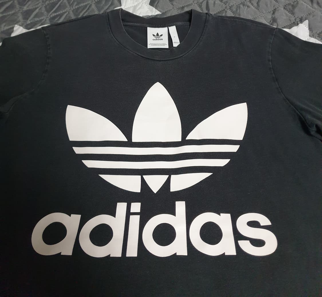 아디다스 오버핏 혜비코튼 파이어버드 빅로고 반팔티 (L) 상품이미지2