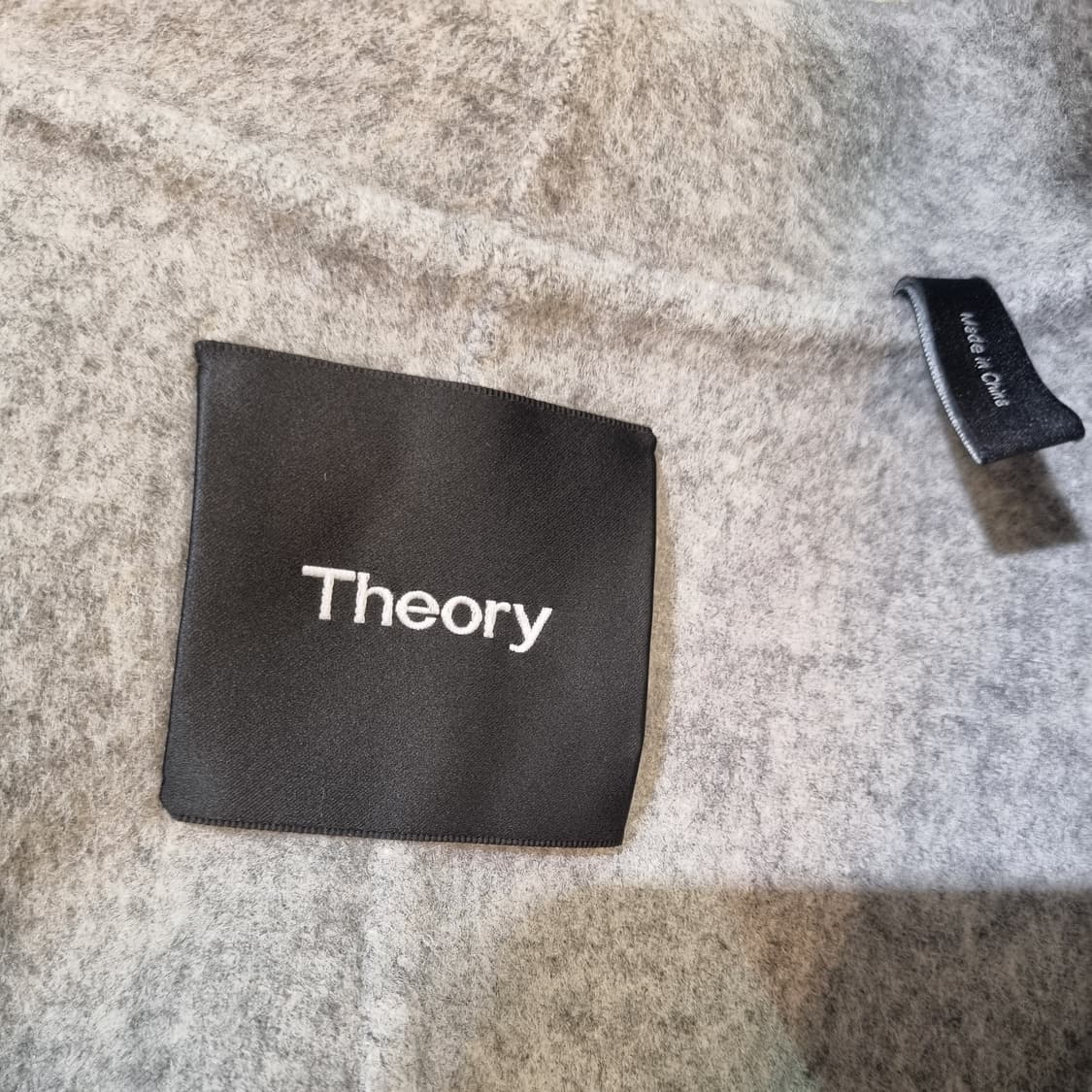 Theory 띠어리 숄 칼라 체크 코트 S 상품이미지8