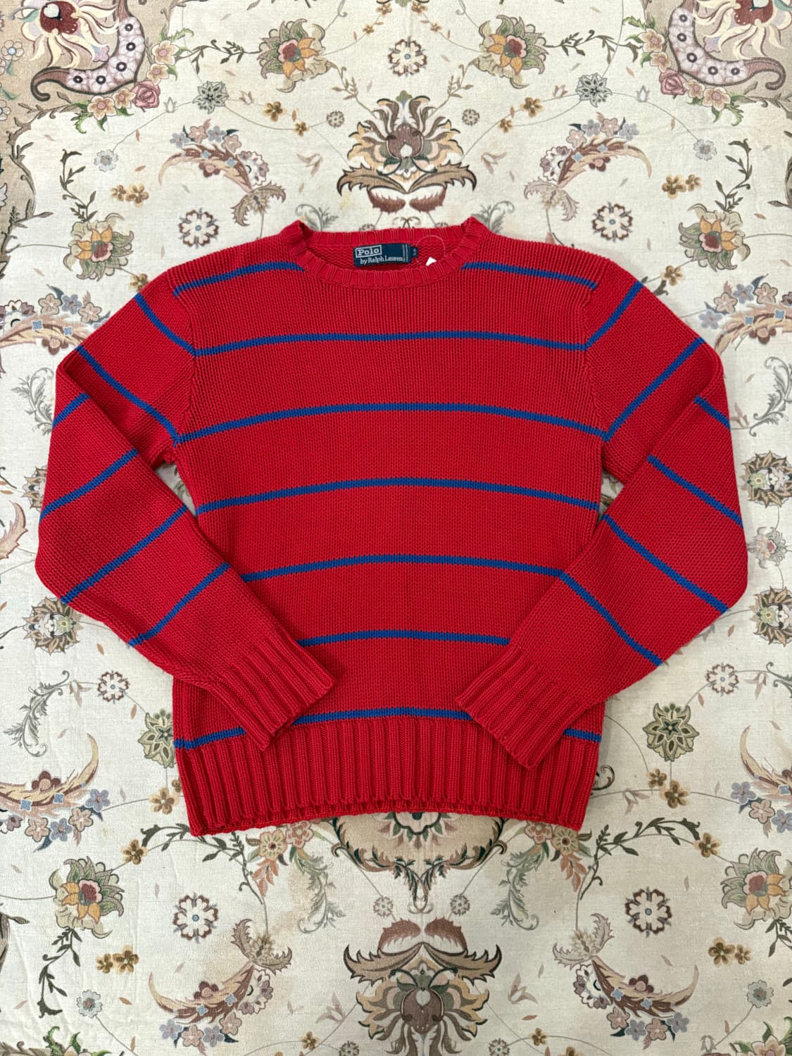 폴로랄프로렌 스트라이프 코튼 긴팔니트 상품이미지1