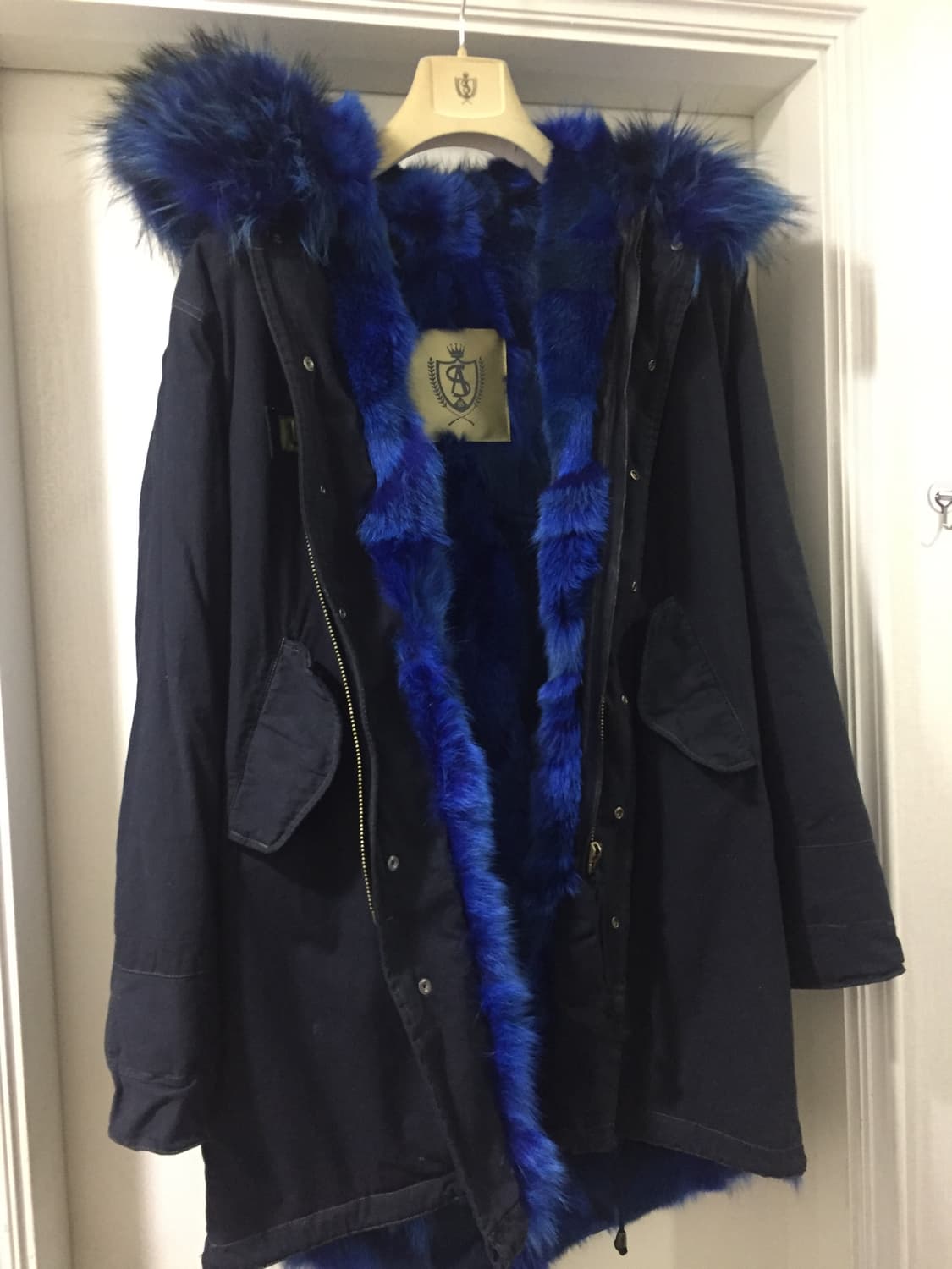 AS65 / M65 네이비 블루 코요테퍼 야상 / S (100) 상품이미지2