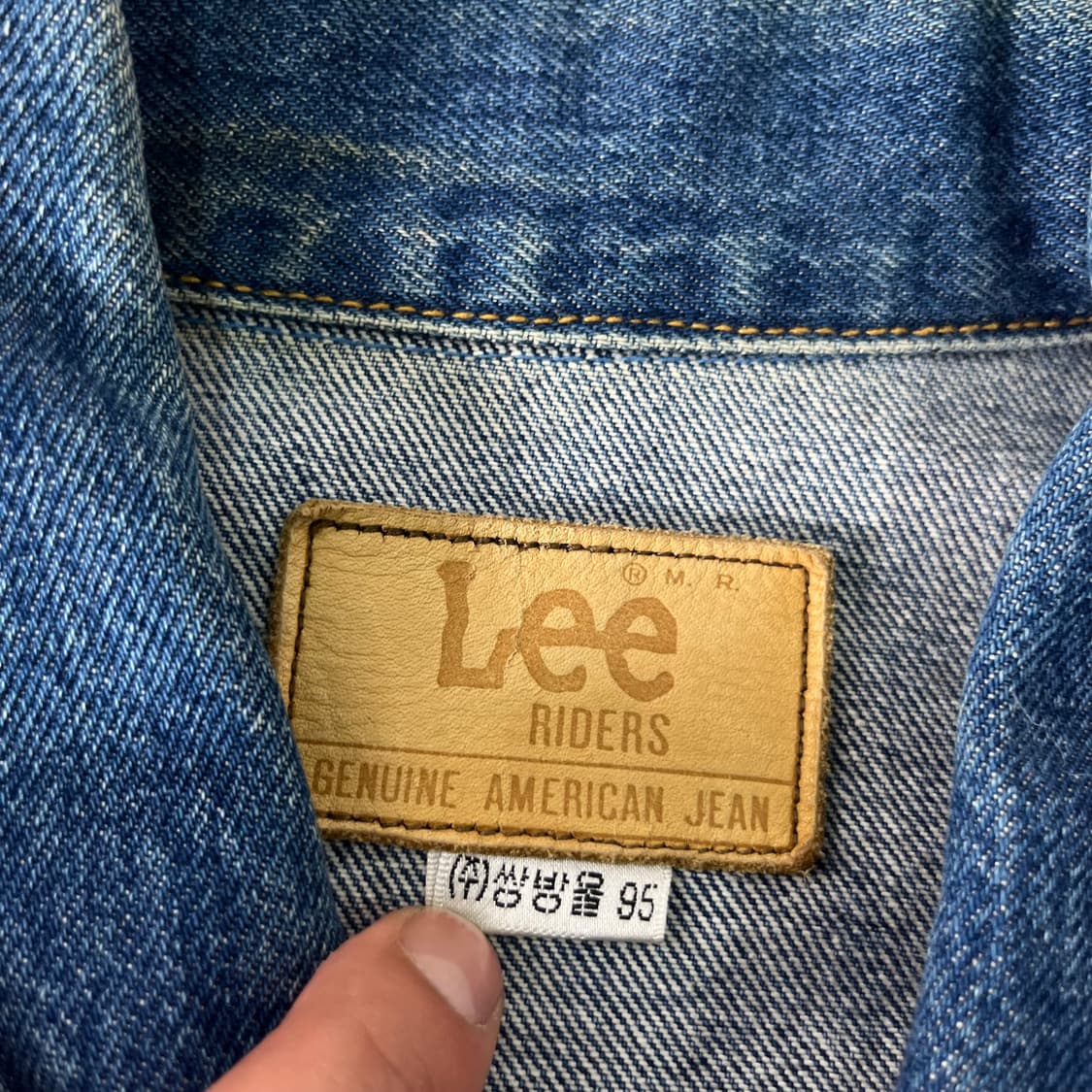 100 LEE 리 80s 쌍방울 데님 자켓 상품이미지3