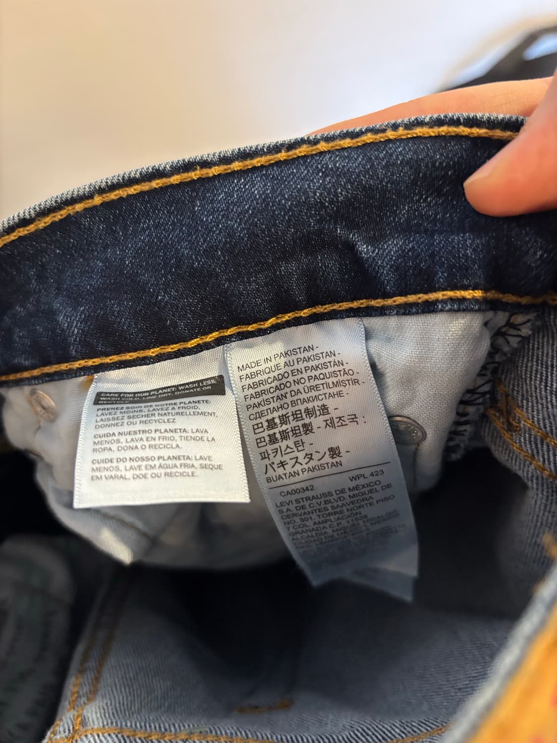 리바이스 데님 청바지 502 상품이미지3