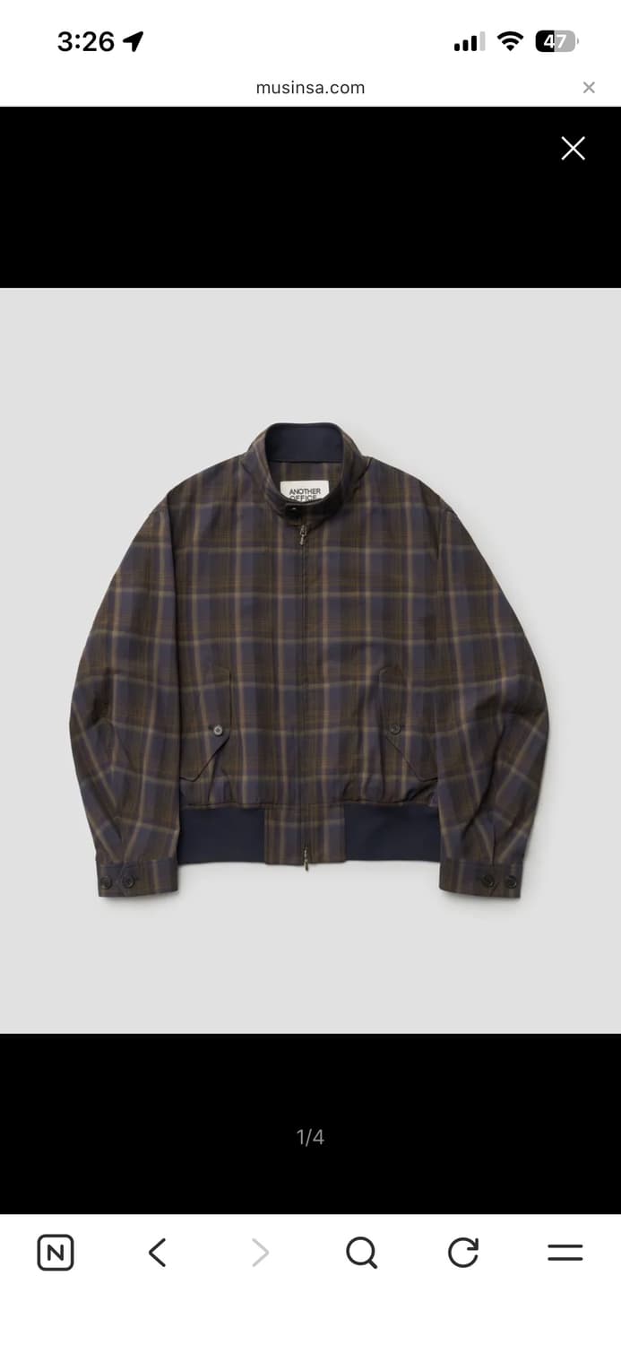 어나더오피스 해링턴 자켓 상품이미지1