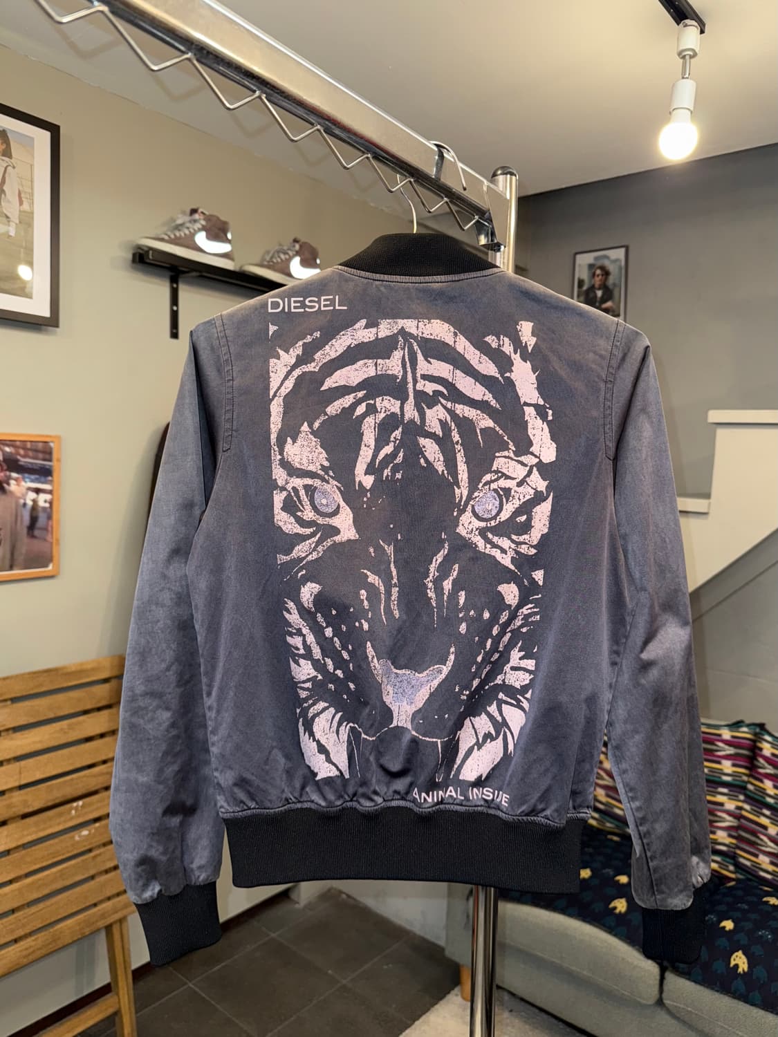 Diesel back print reversible Jacket 상품이미지7