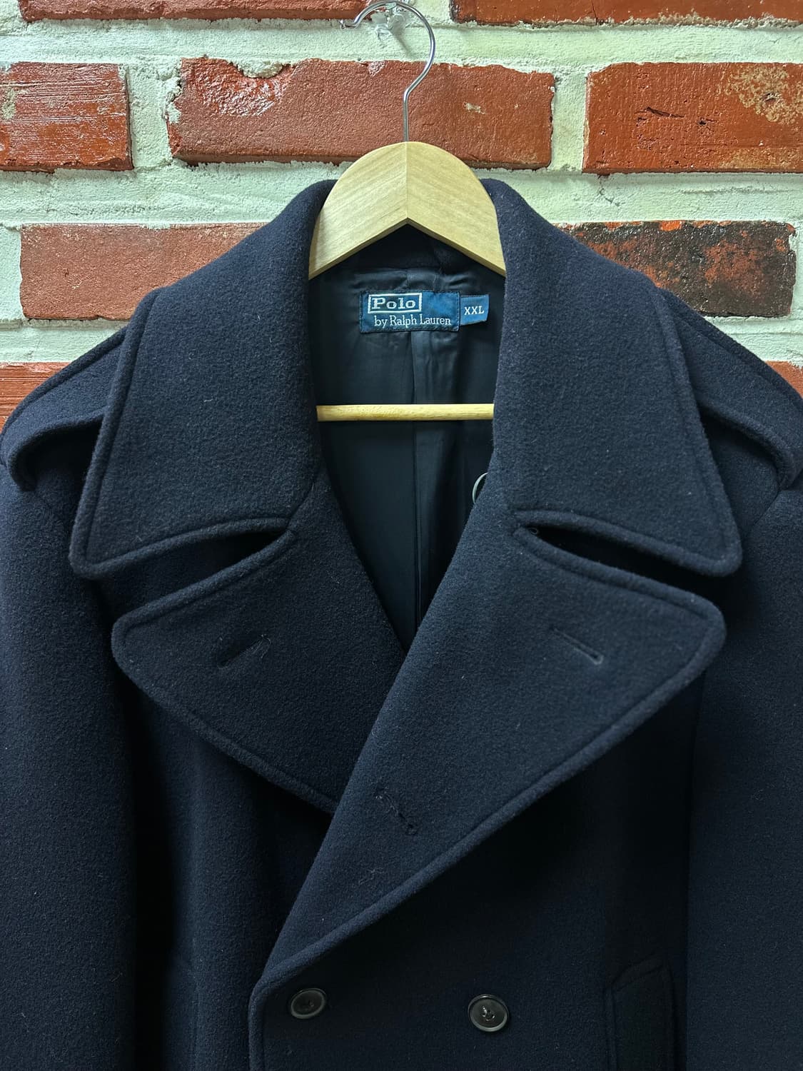 (2XL)폴로 더블 피코트 네이비 상품이미지2