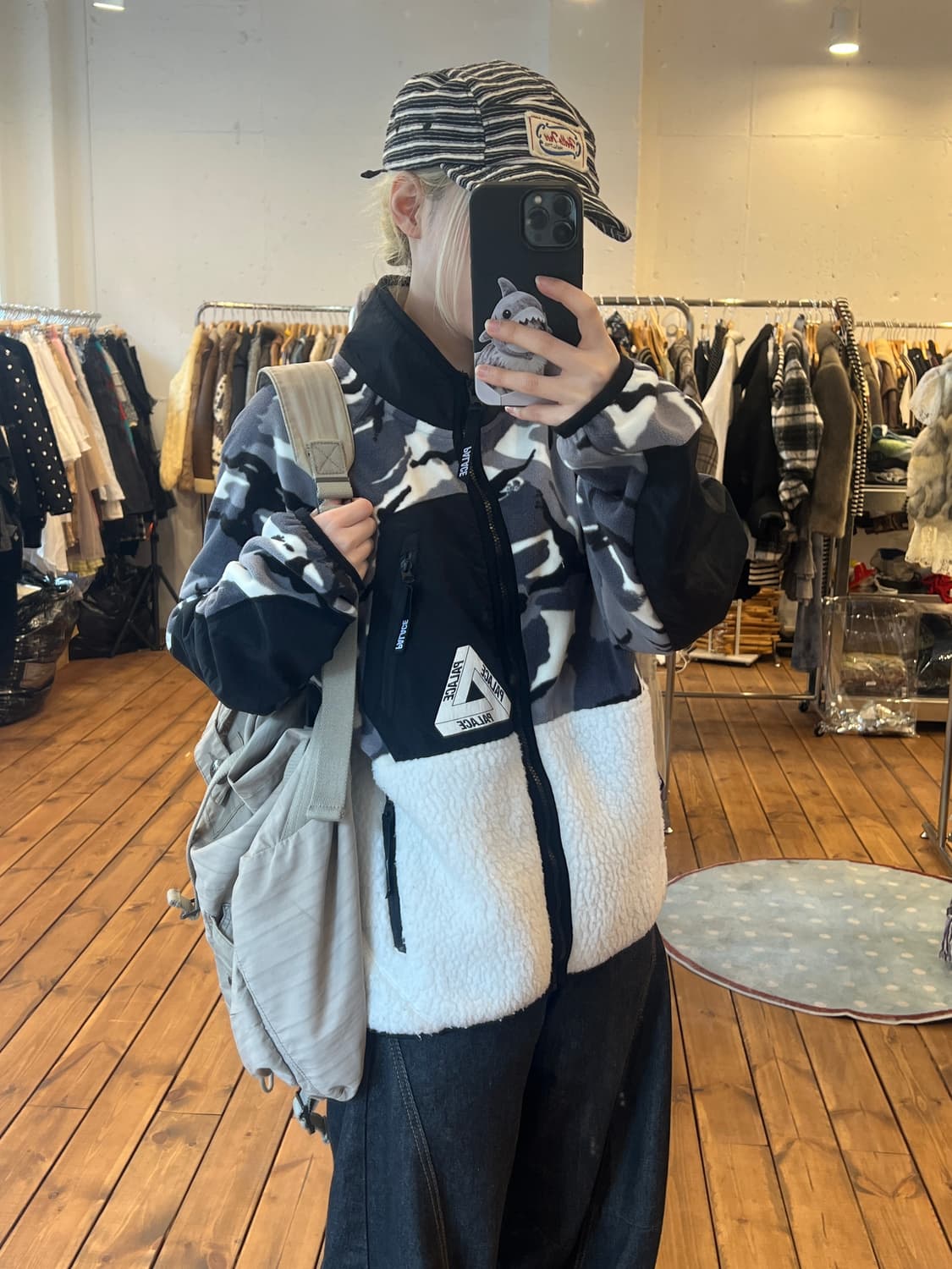 Palace 로고 패치 플리스 자켓 상품이미지2