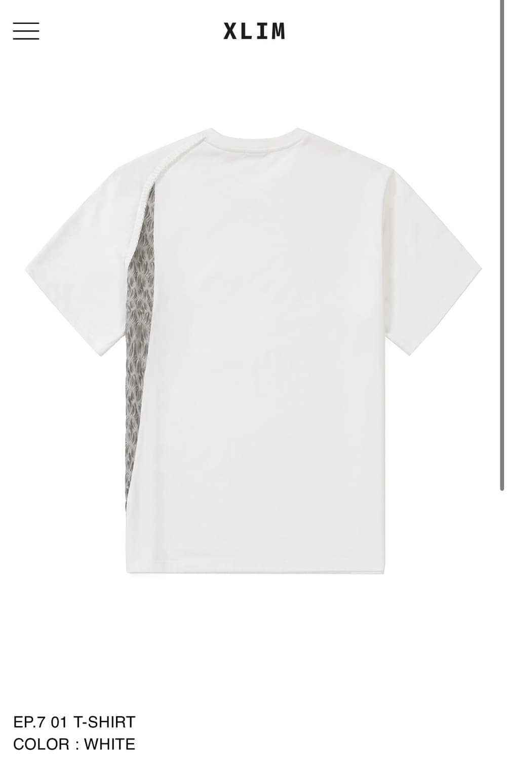 XLIM EP.7 01 T-SHIRT 상품이미지1