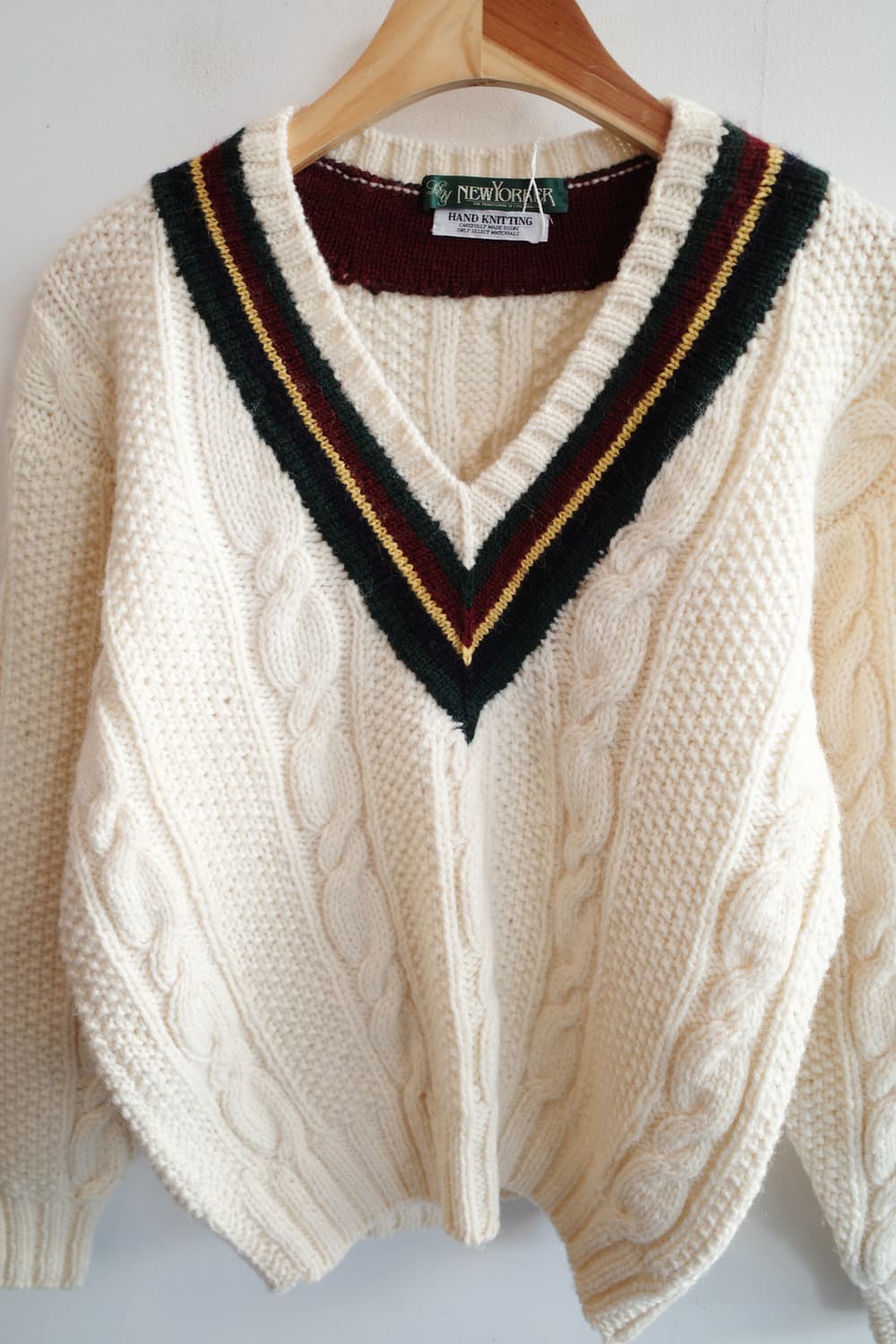 NEW YORKER 케이블 핸드메이드 니트     상품이미지2