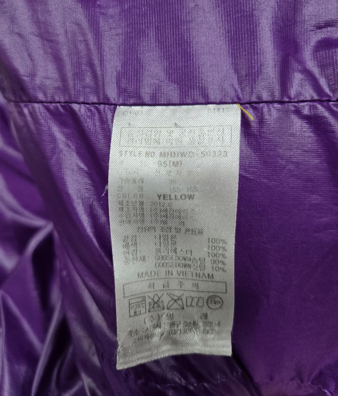 밀레 구스다운 숏패딩 점퍼 95 상품이미지10