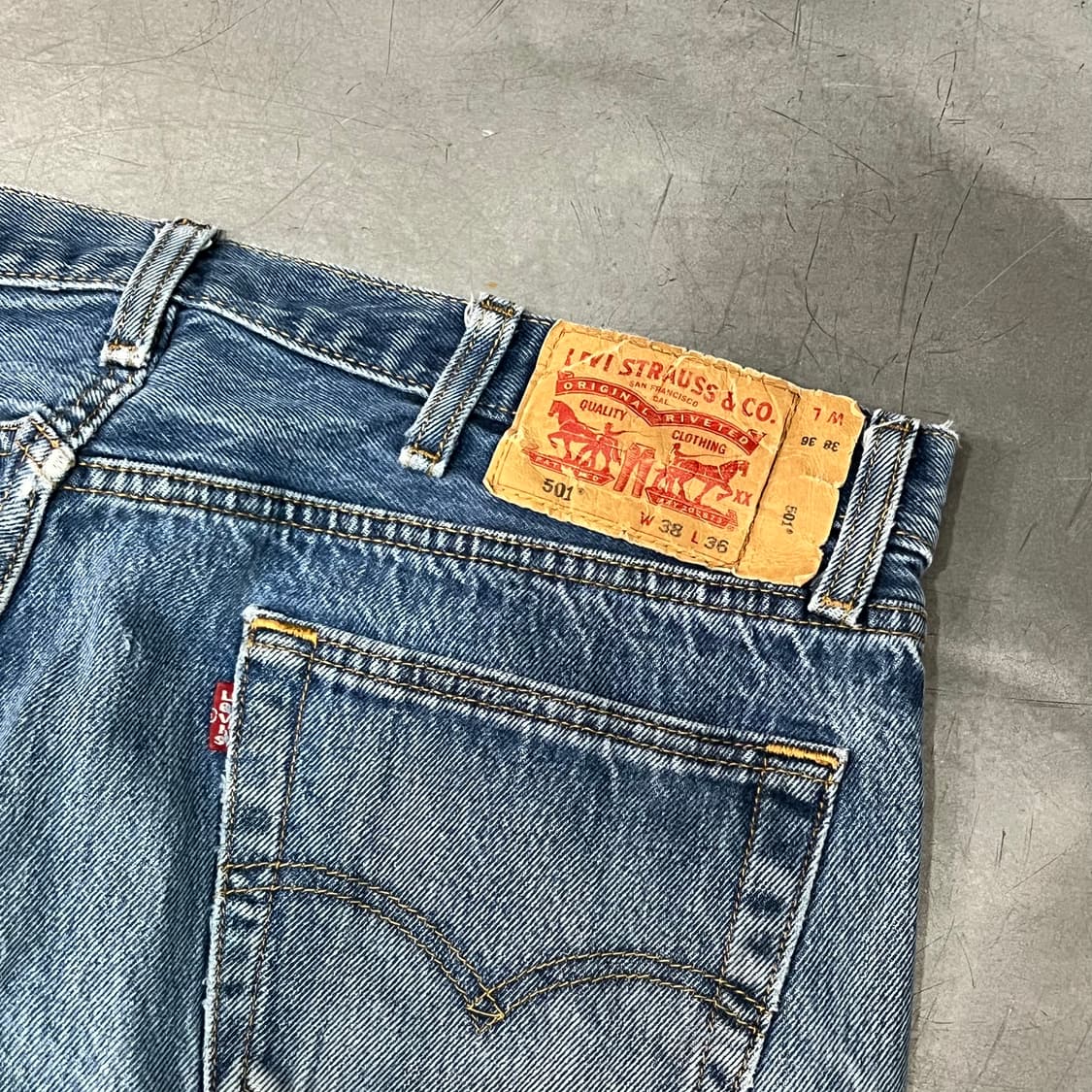  리바이스 501 데님 팬츠 y15232 상품이미지6