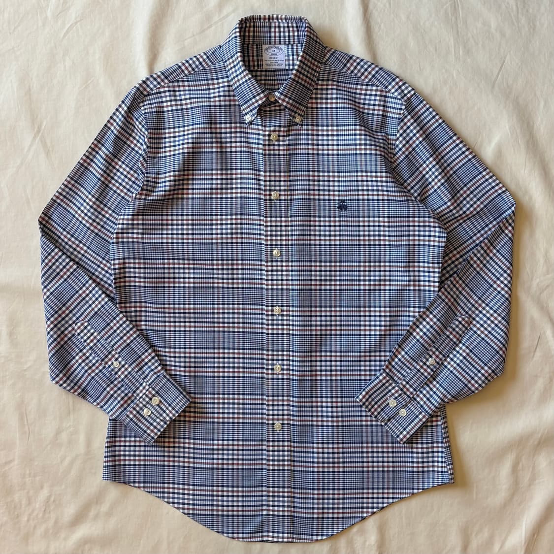 [M/102] Brooks Brothers 멀티 체크 폴로 셔츠 상품이미지1