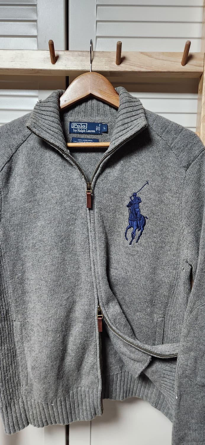 폴로 랄프로렌 빅포니 램스울 니트 집업 자켓 상품이미지5
