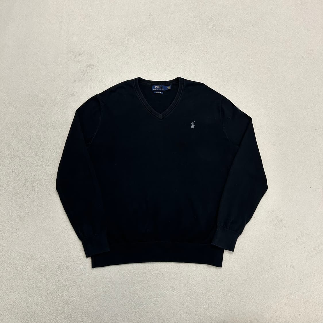 Polo Black V-neck Knit 상품이미지4