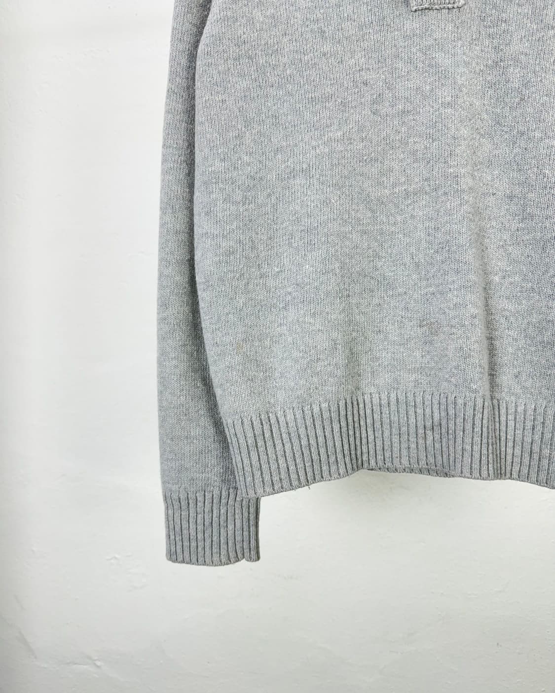 스톤아일랜드 22fw 하이넥 하프 버튼 니트 집업 상품이미지4