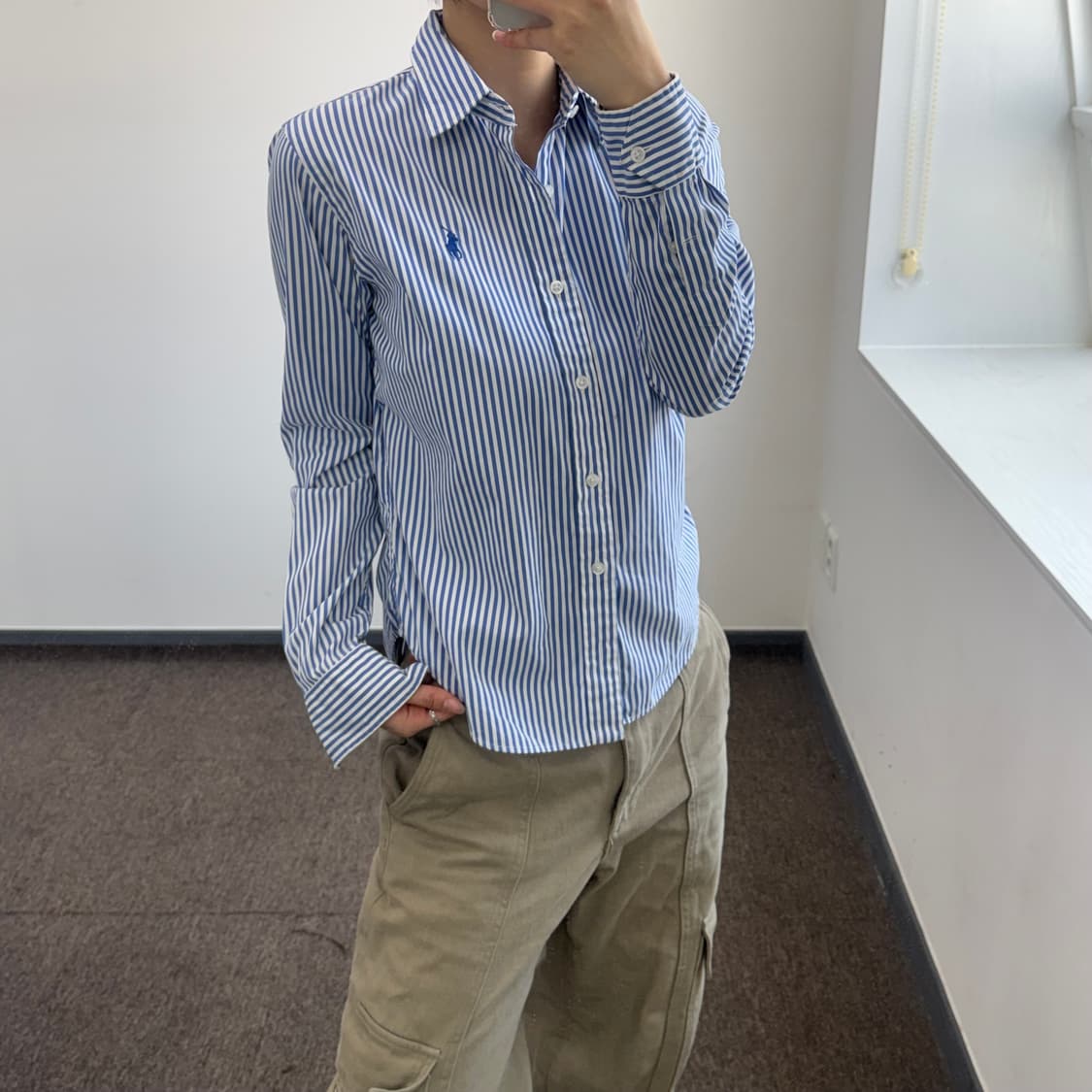 Polo 폴로 블루 포니 스트라이프 셔츠 상품이미지2