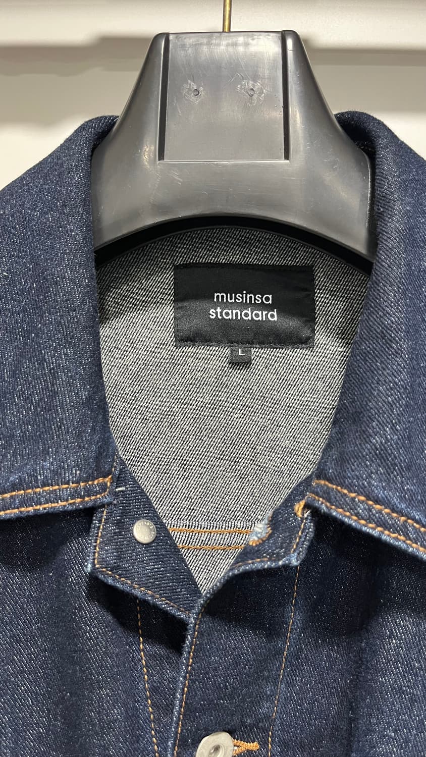 무탠다드 릴렉스드 트러커 데님자켓2 [딥 인디고] 상품이미지5