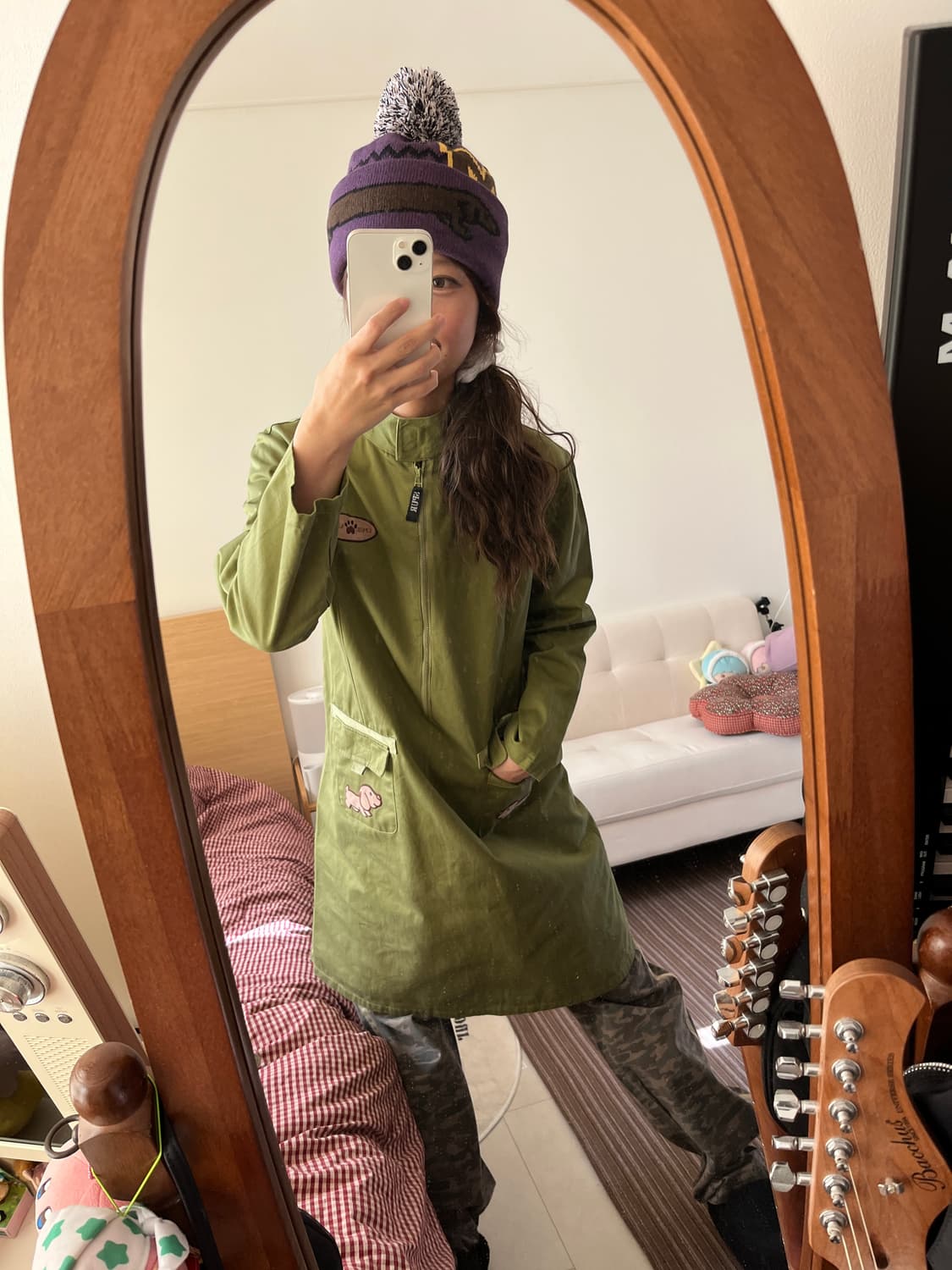 강아지원피스 카모팬츠 코디세트 상품이미지3