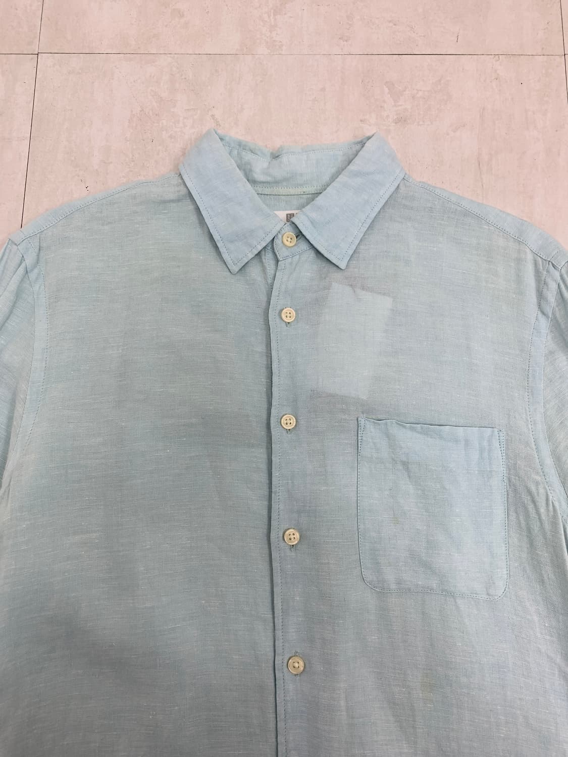 Uniqlo 민트색 셔츠 #834 상품이미지3
