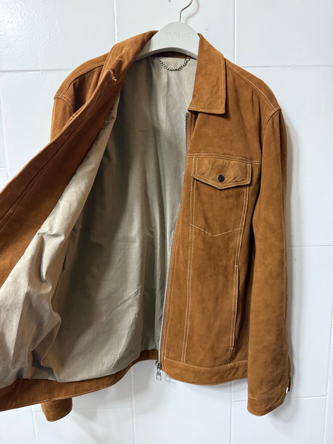 자라 양가죽 스웨이드 자켓 상품이미지4