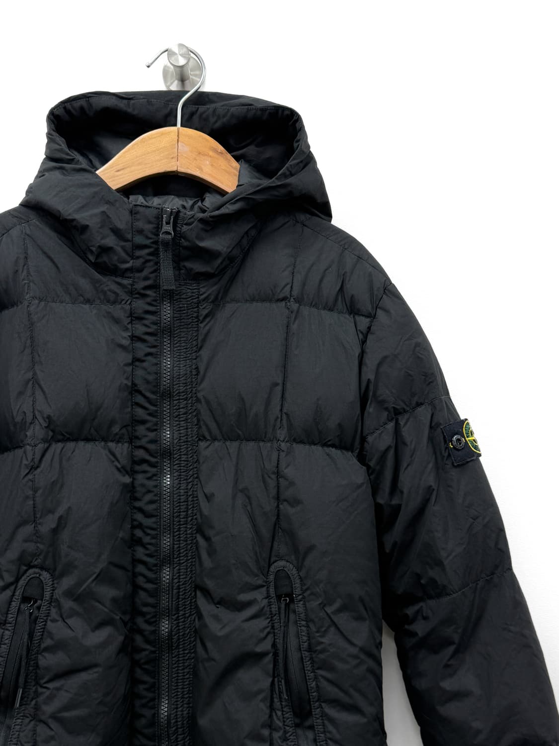 스톤아일랜드 주니어 블랙 다운 패딩 자켓 상품이미지3