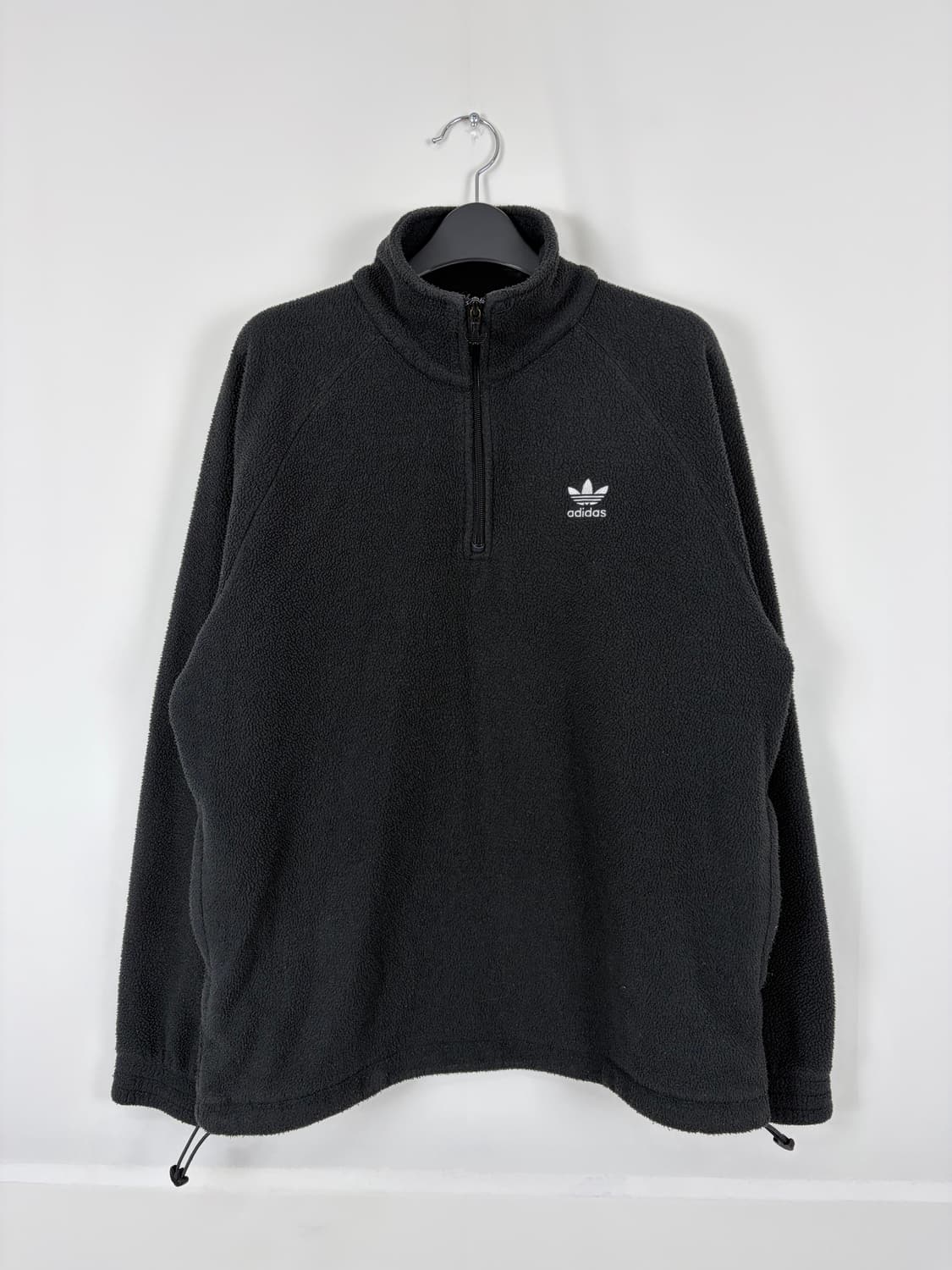 a152) 아디다스 빅로고 플리스 반집업 상품이미지2