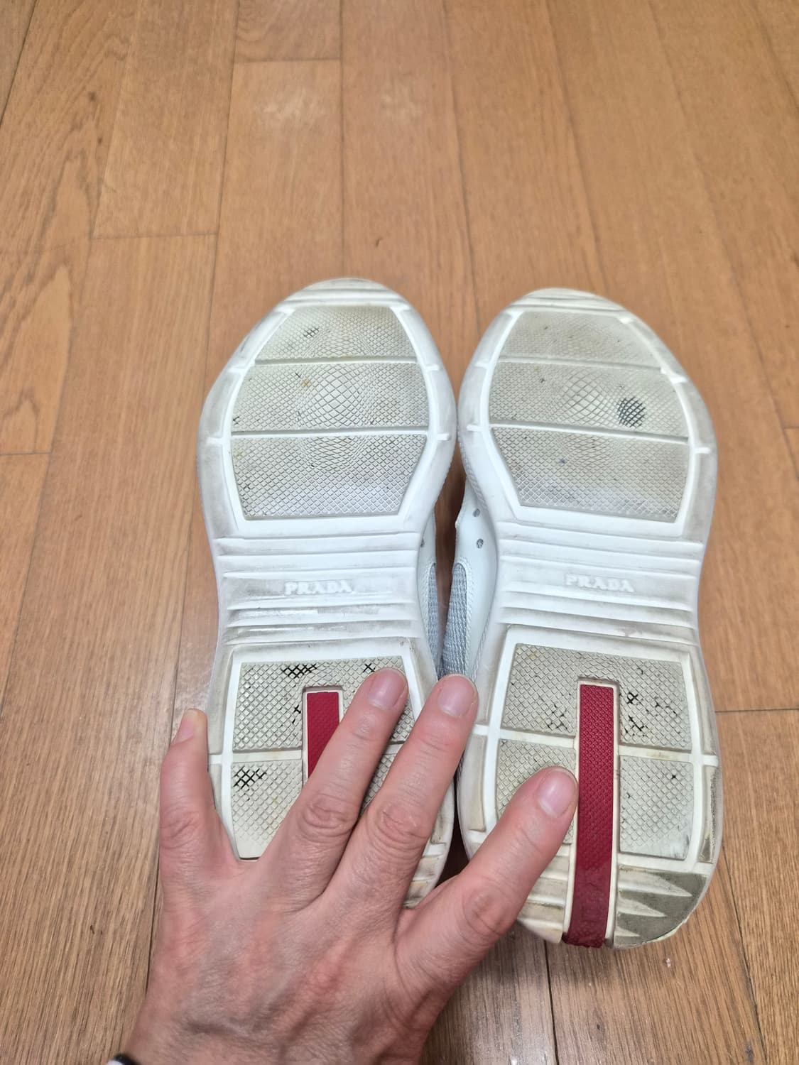 (정품) 프라다 아메리카컵 스니커즈 35.5 (명품 여성 신발 운동화) 상품이미지7