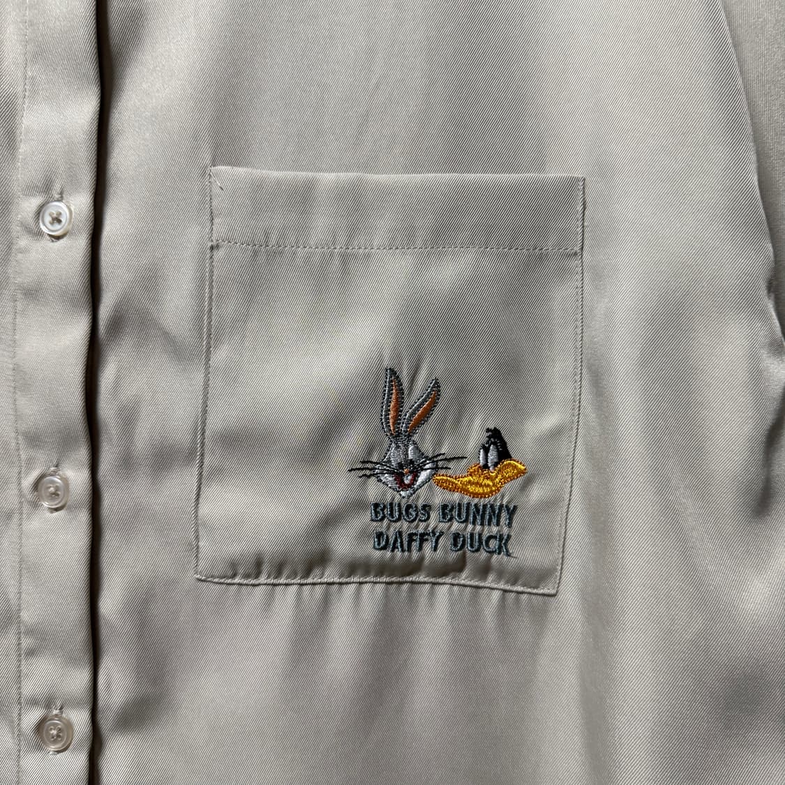 Looney tunes 루니툰즈 벅스버니 빅 자수 루즈핏 반팔 셔츠 상품이미지4