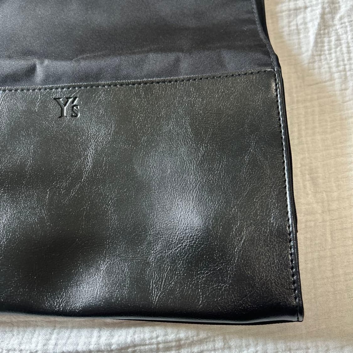 Y's Leather Panel Nylon Tote Bag 상품이미지4