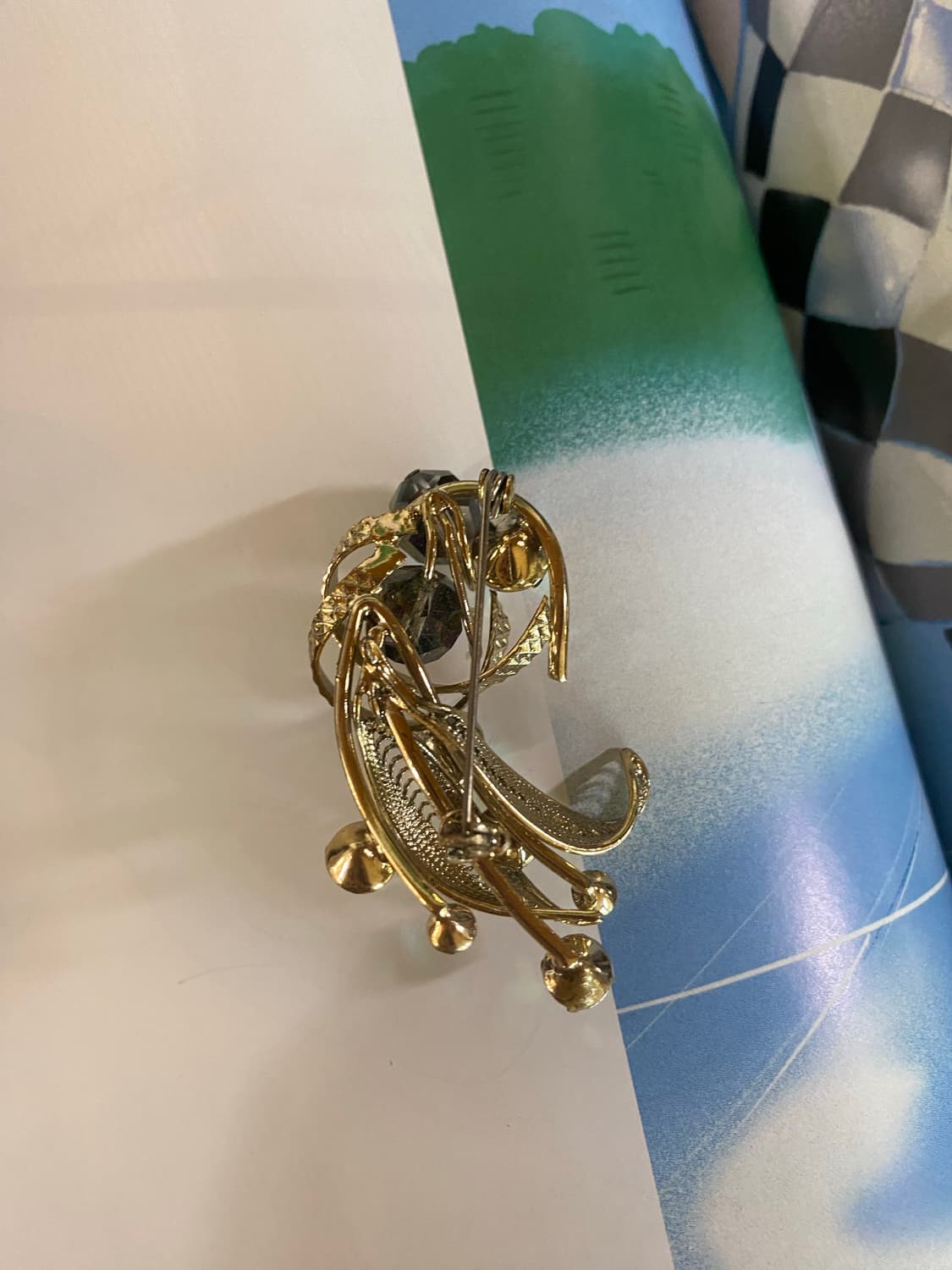 크리스탈 컷팅 수입 브로치 상품이미지6