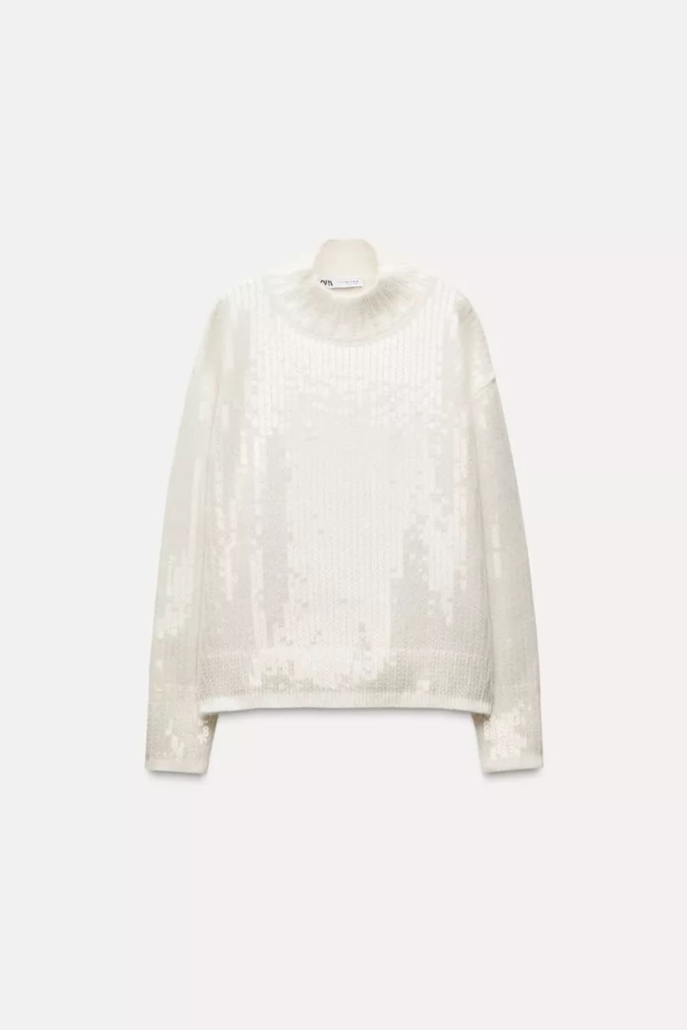 자라 오버사이즈 알파카 시퀸 풀오버 S-M 상품이미지6