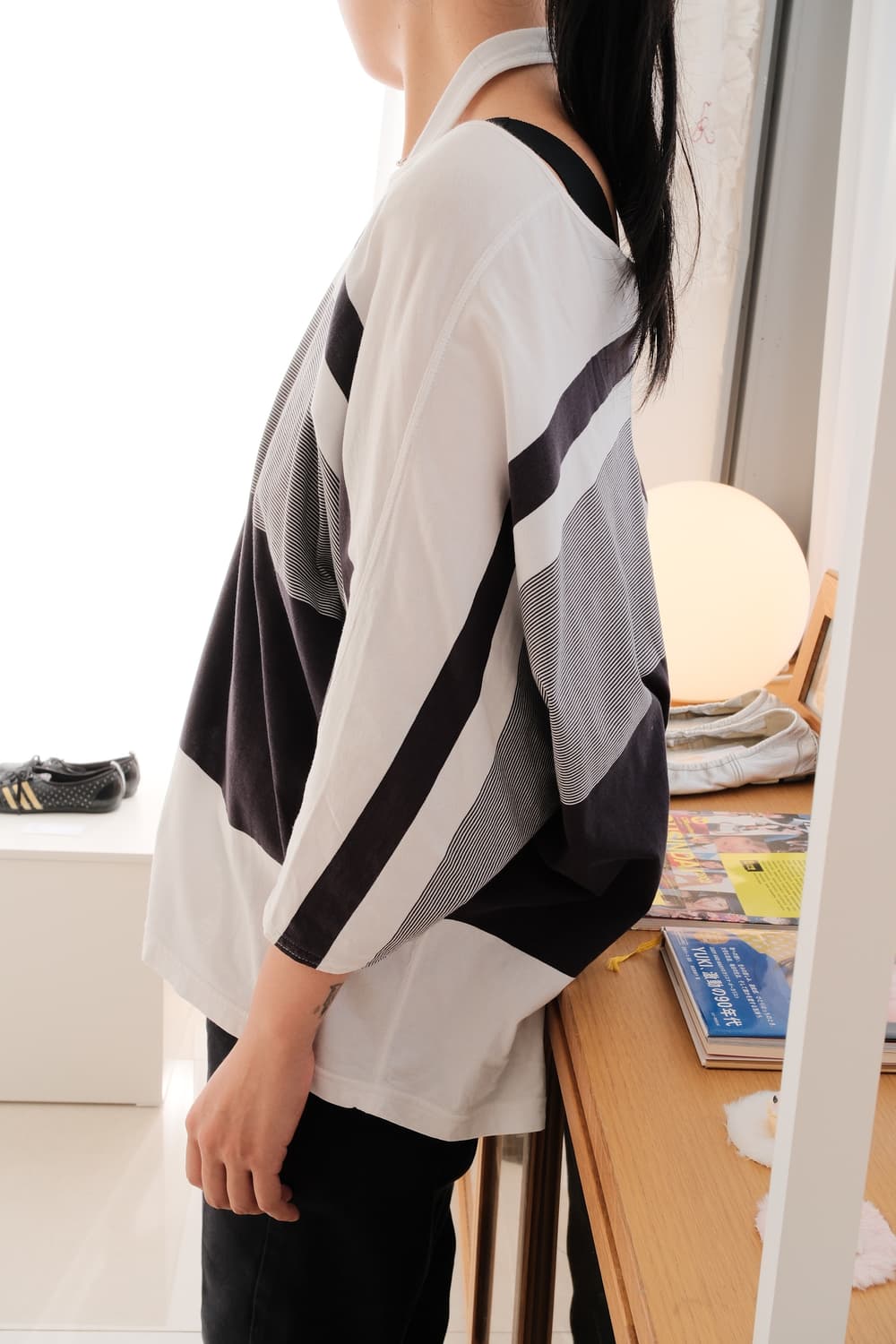 Halter neck layered top 상품이미지3