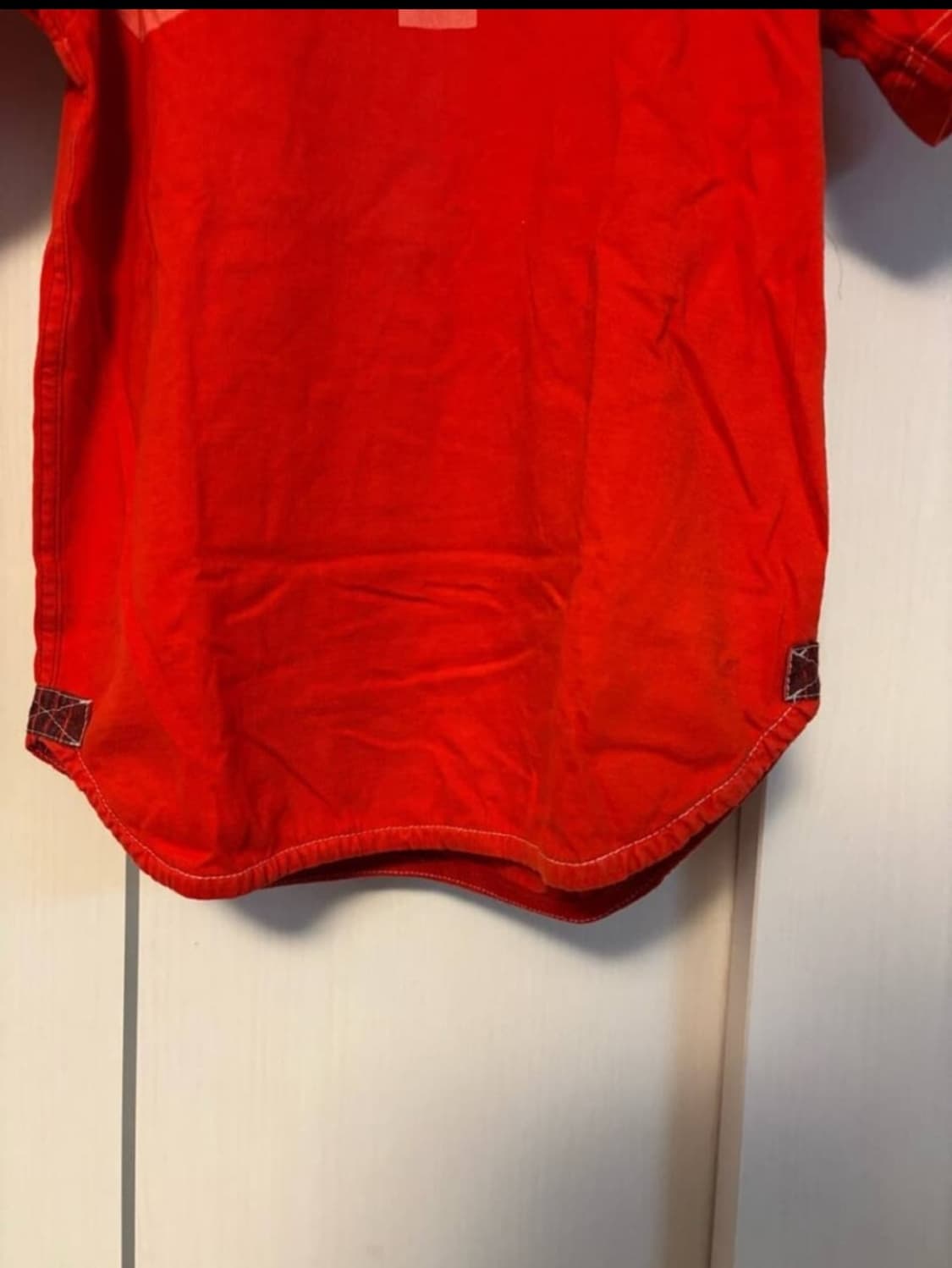 JUNYA WATANABE x Hanes eye 레드 반팔 상품이미지3