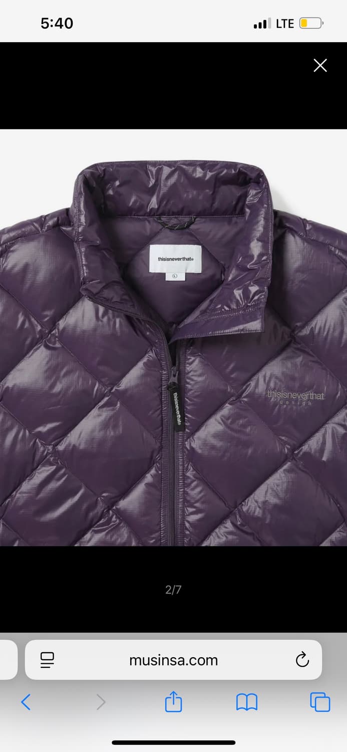 thisisneverthat 울트라 라이트다운 재킷 상품이미지2