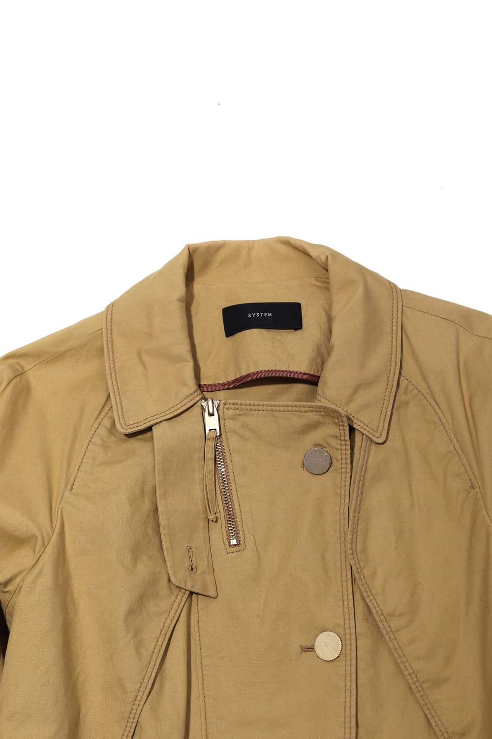 SYSTEM 레이어드 야상 점퍼 size 82 상품이미지3