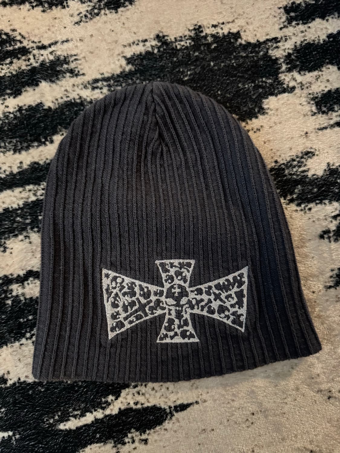 해골 스컬 비니 락시크 펑크 y2k 상품이미지1