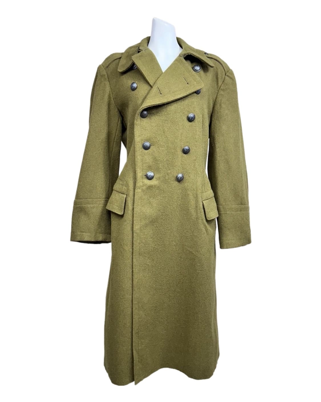 80s Romanian Army Wool Greatcoat 상품이미지1