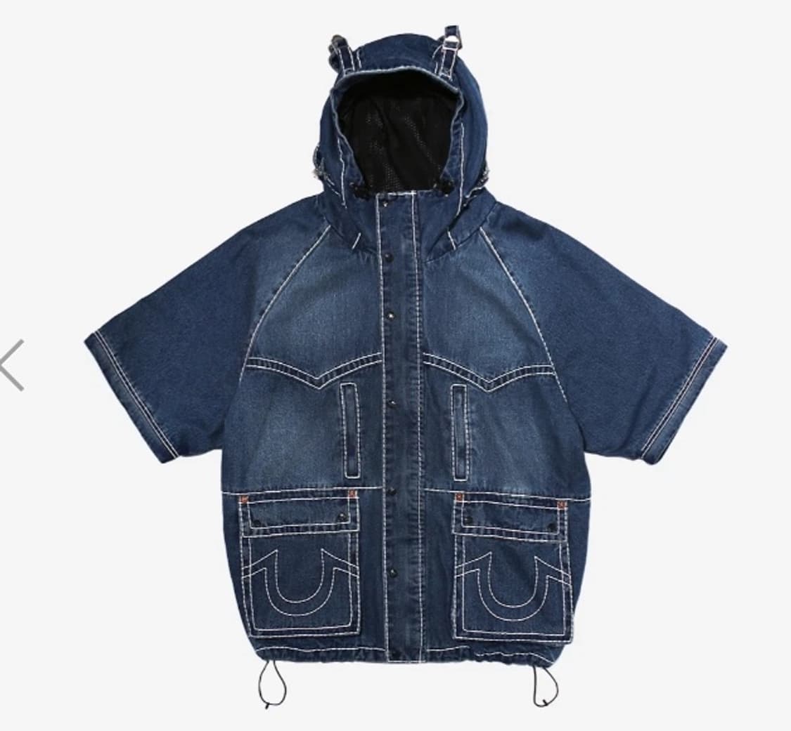 (새상품)트루릴리전 x 페치 세퍼레이트 후드 자켓 인디고 상품이미지7