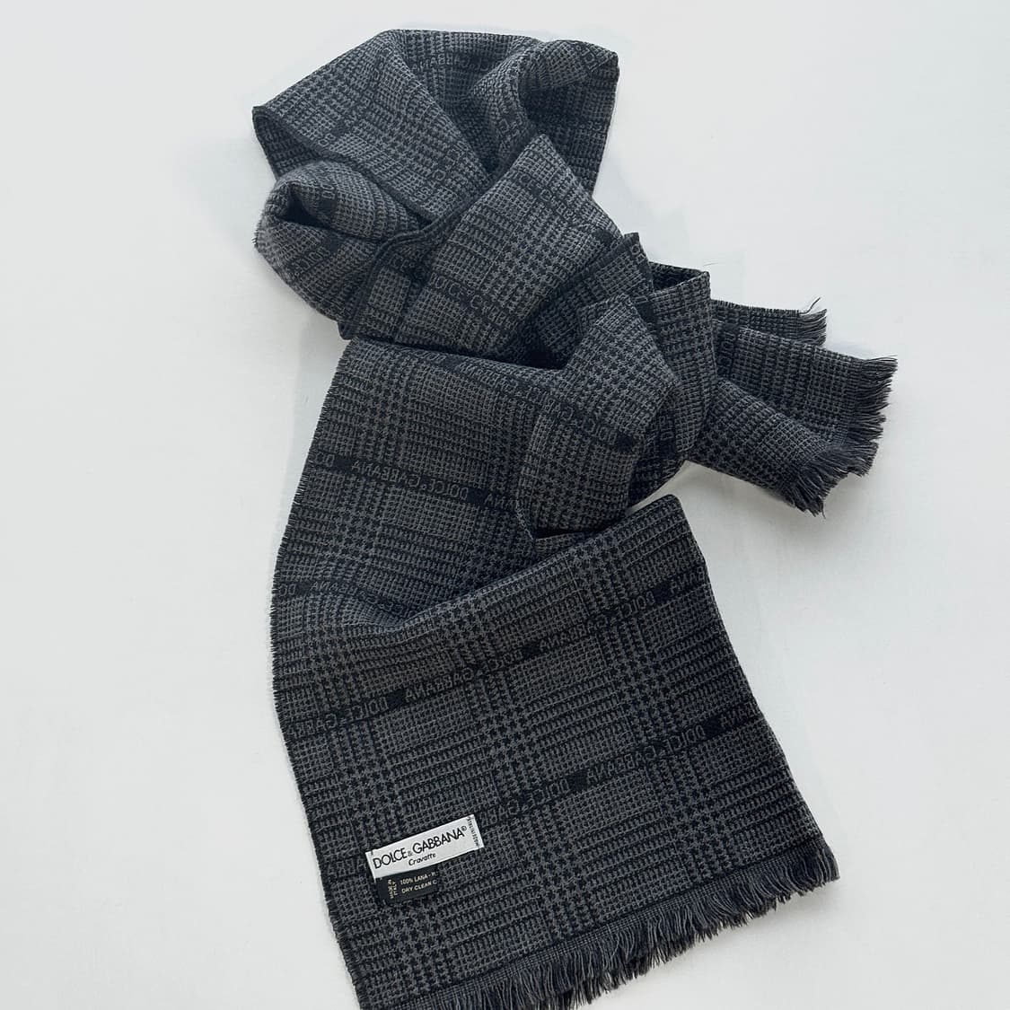 돌체앤가바나 로고 울 머플러 상품이미지1