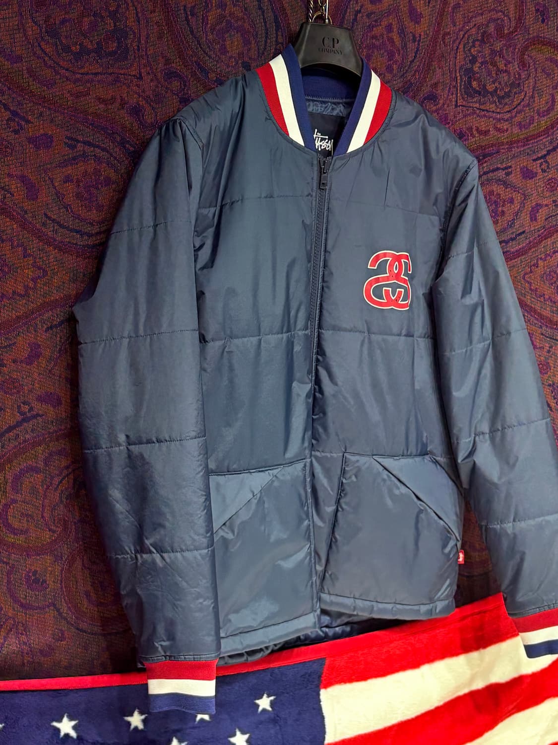 스투시 네이비점퍼  상품이미지3