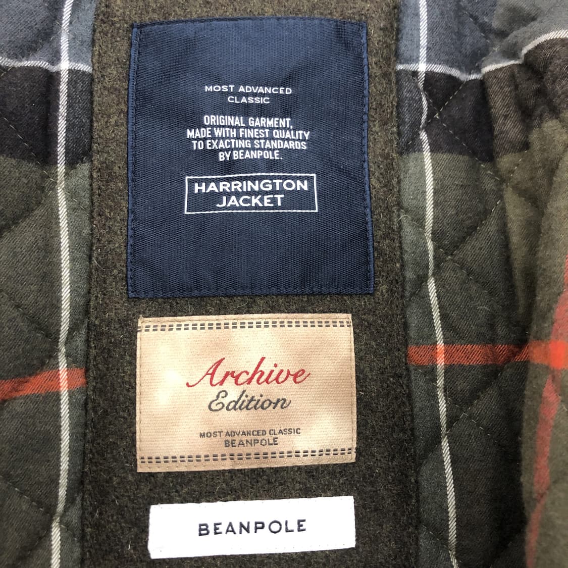 빈폴 아카이브에디션 울 헤링턴자켓 105 누빔안감  상품이미지6