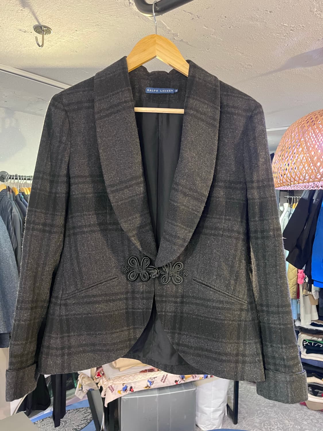 랄프로렌 숄카라 자수 디테일 자켓 (이탈리아제) 상품이미지1