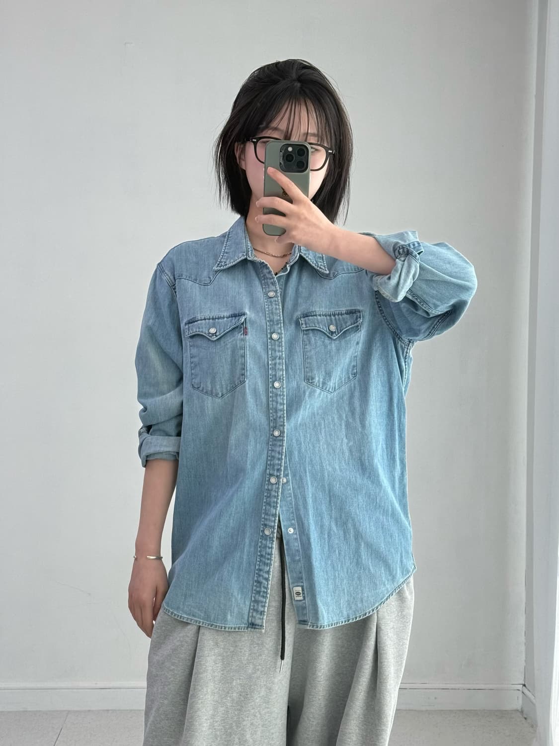 리바이스 데님셔츠 상품이미지1