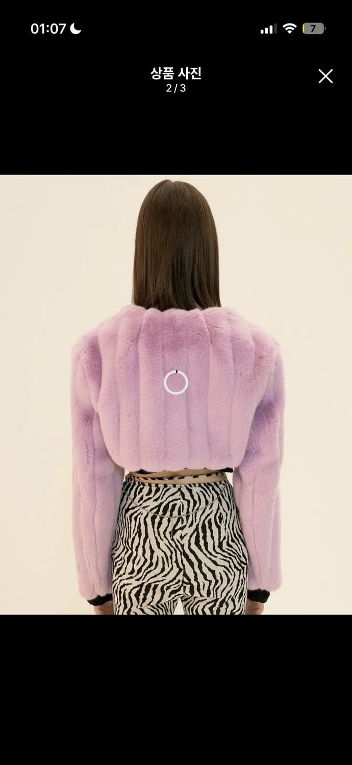 오드원아웃 러블리 크롭 볼레로 퍼자켓 상품이미지4