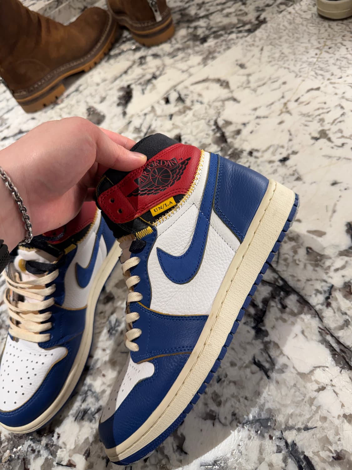 나이키 조던 1 x 유니온 레트로 하이 블루토 상품이미지7