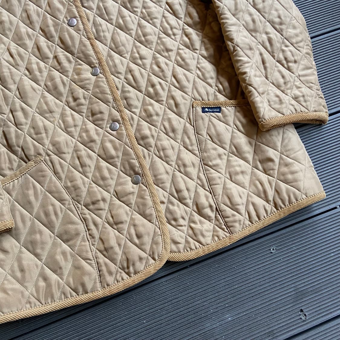 아쿠아스큐텀 실크 퀼팅 자켓 (103) 상품이미지5