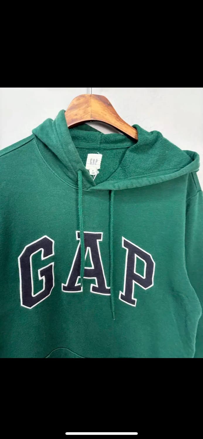 갭 빅로고 그린 후드티 H926 상품이미지3